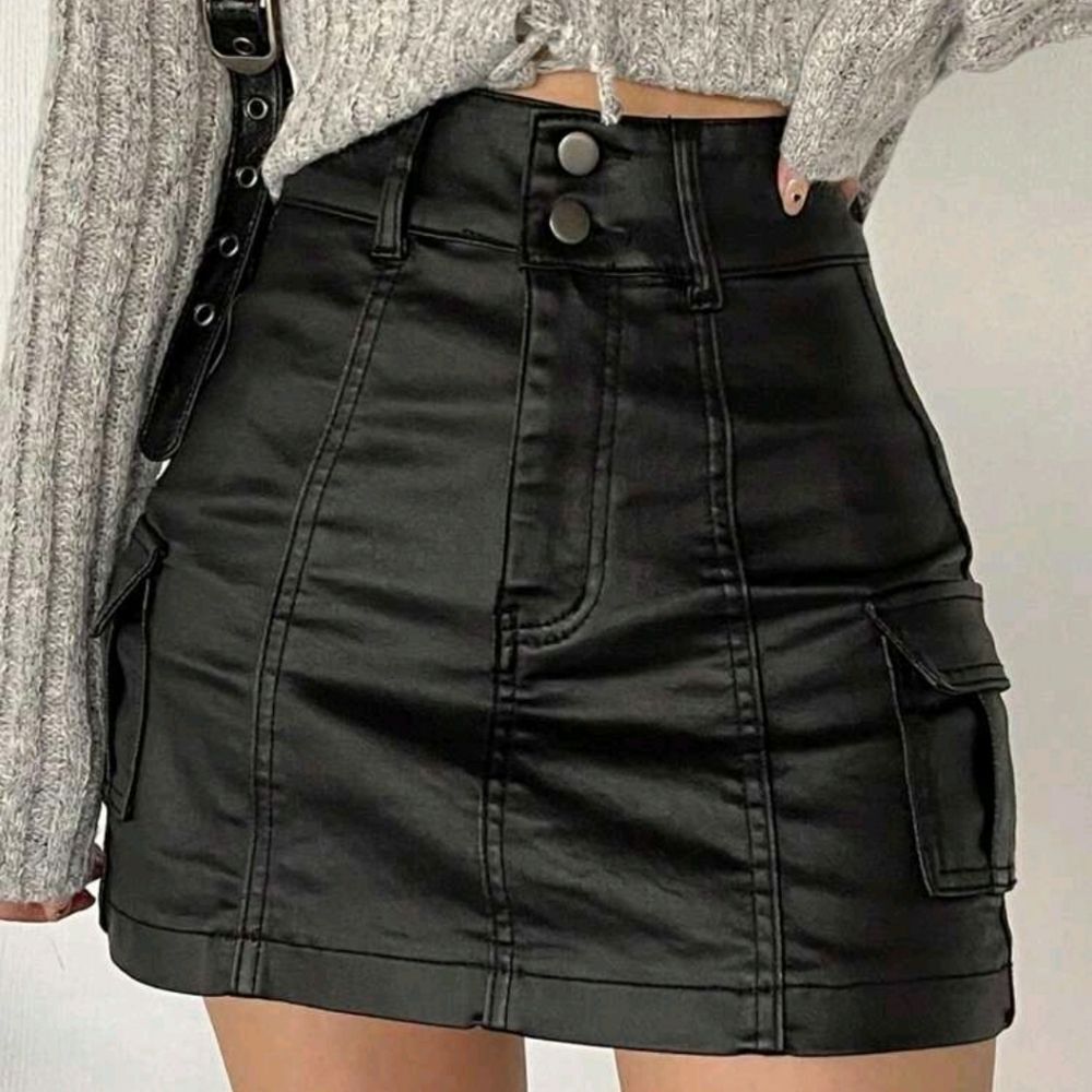 Women's Solid Color Bodycon Pencil Skirt With Elastic Waist NWOT